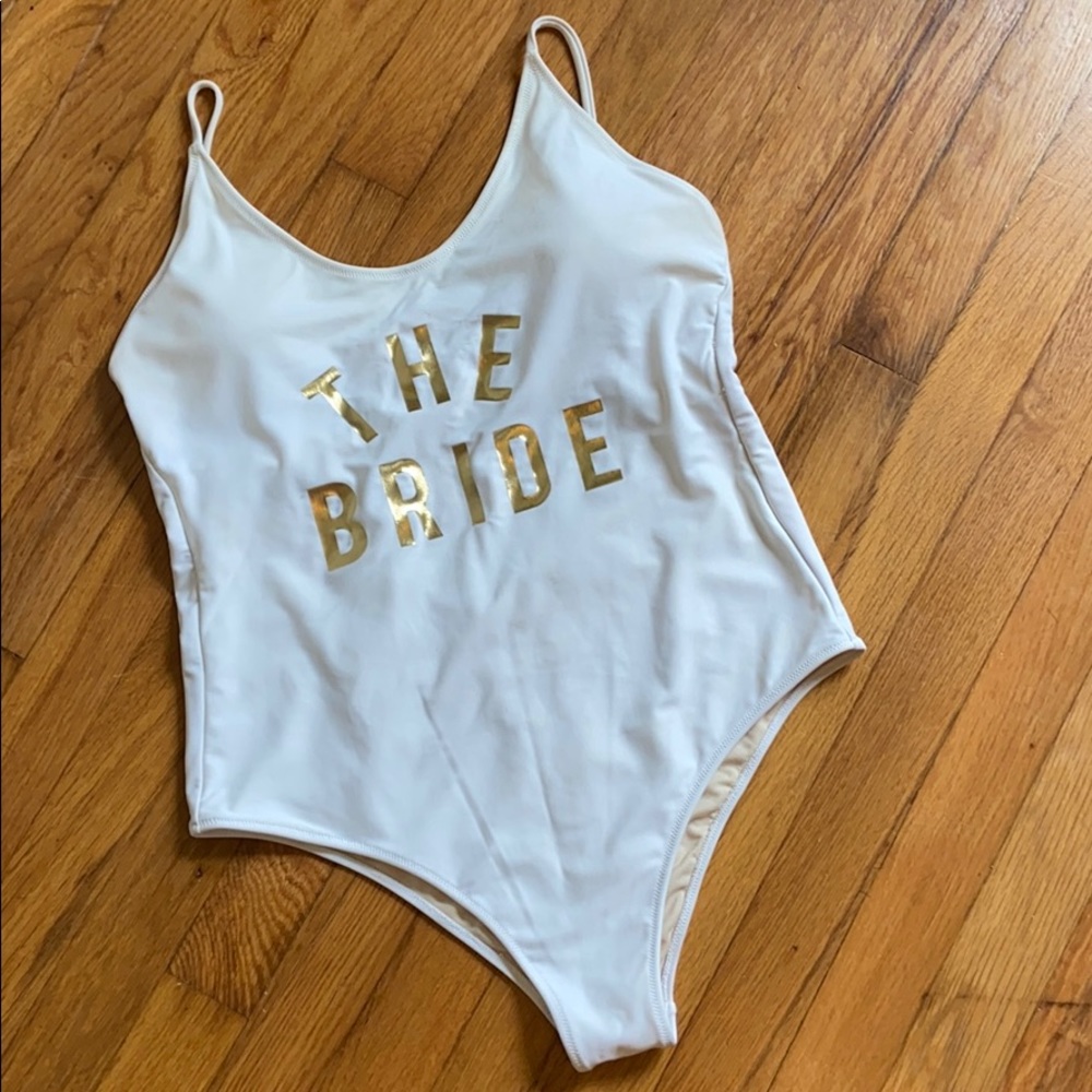 “The Bride” white one piece